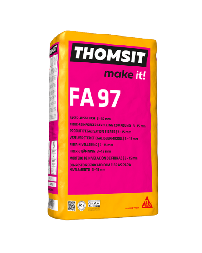 Thomsit FA97 vezelversterkt egaliseermiddel 25 kg