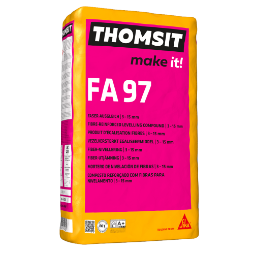 Thomsit FA97 vezelversterkt egaliseermiddel 25 kg