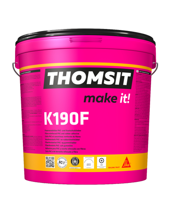 Thomsit K190F vezelversterkte pvc-en rubberlijm 13 kg