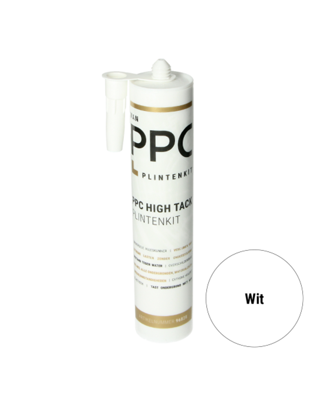 PPC High Tack Plintenkit - wit 290 ml