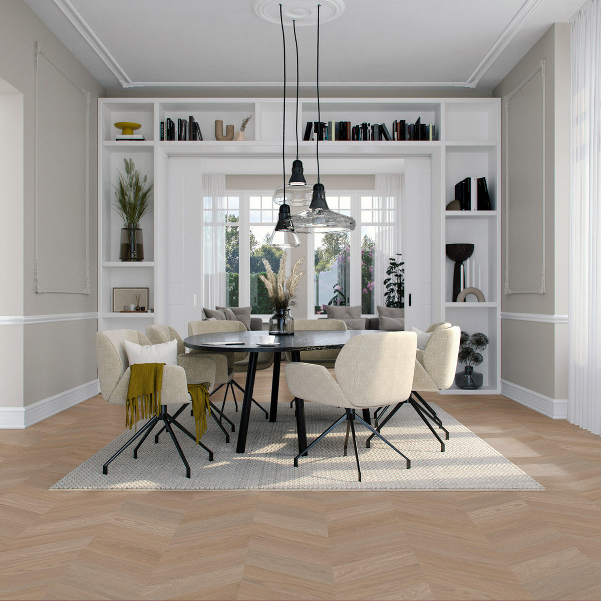 Hongaarse punt 7830 PVC-vloer – EcoVloeren – sfeerbeeld interieur