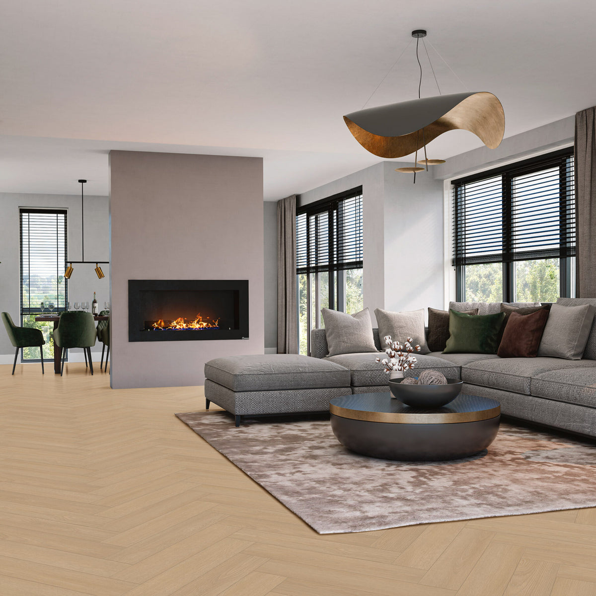 Vivafloors Visgraat 8530 PVC-vloer – EcoVloeren – sfeerbeeld interieur