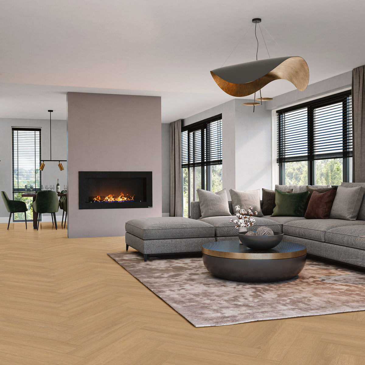 Vivafloors Visgraat 8545 PVC-vloer – EcoVloeren – sfeerbeeld interieur