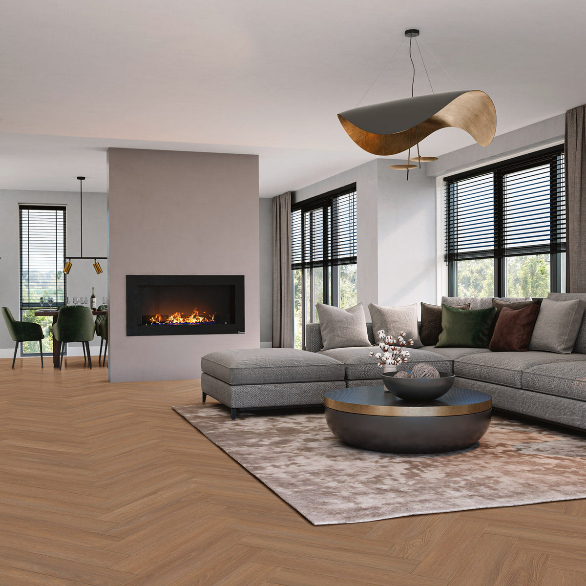 Vivafloors Visgraat 8550 PVC-vloer – EcoVloeren – sfeerbeeld interieur