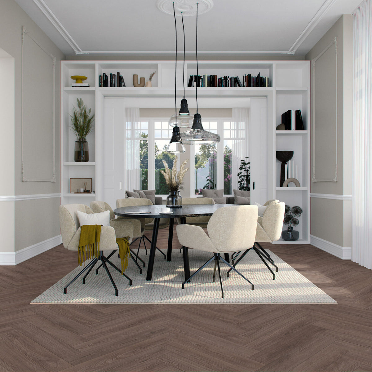 Vivafloors Walvisgraat 9060 PVC-vloer – EcoVloeren – sfeerbeeld interieur