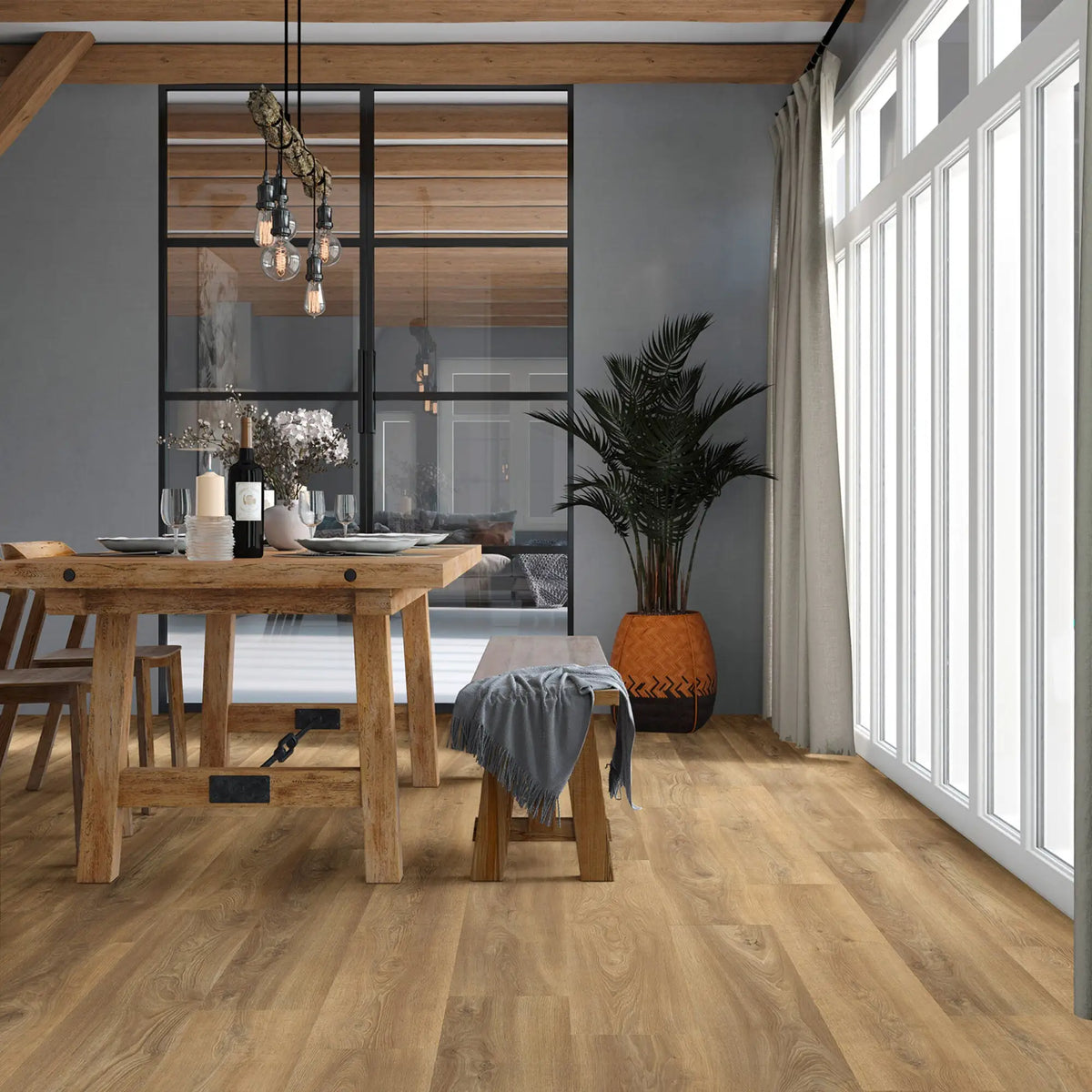 Vivafloors Eiken 3530 PVC-vloer – EcoVloeren – landelijk interieur