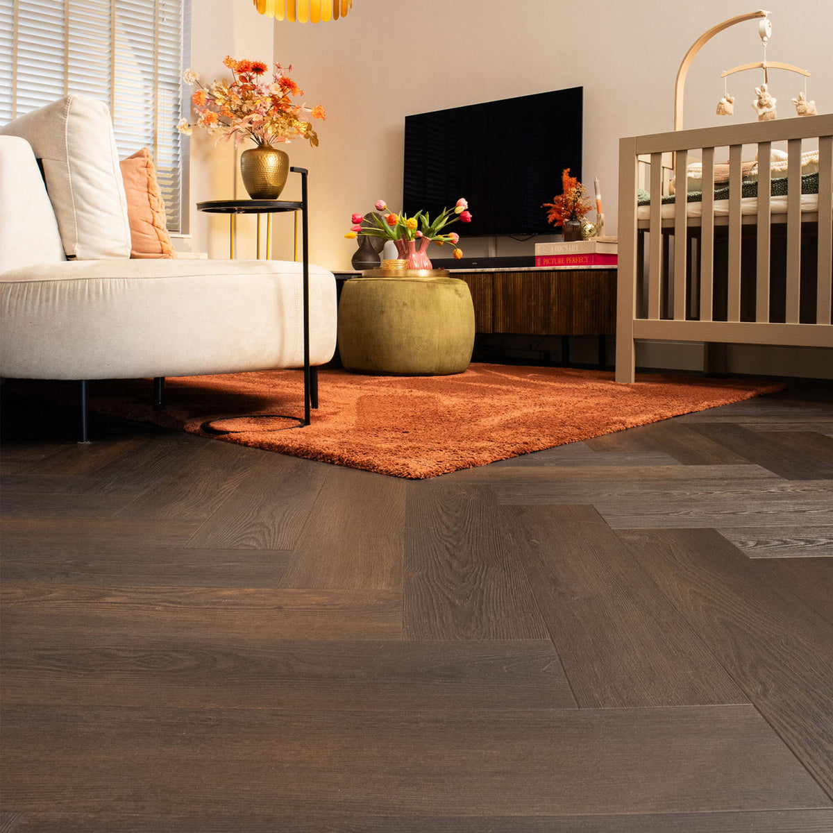Vivafloors Visgraat 4540 PVC-vloer – EcoVloeren – sfeerbeeld interieur