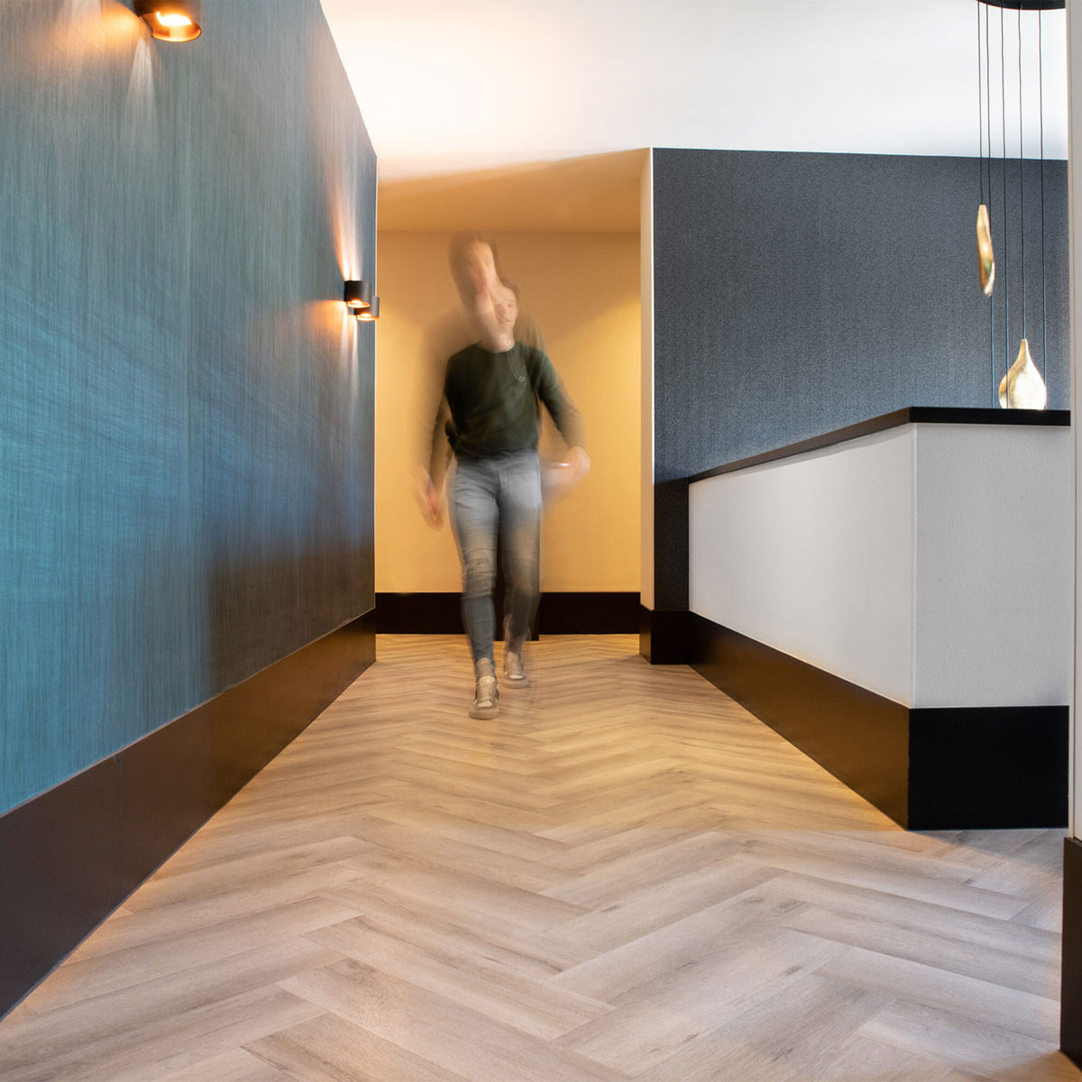 Vivafloors Visgraat 6840 PVC-vloer – EcoVloeren – sfeerbeeld interieur
