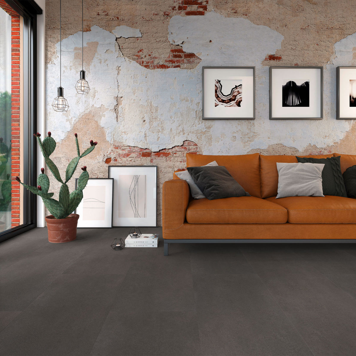 Vivafloors Tegel 1920 PVC-vloer – EcoVloeren – industrieel interieur