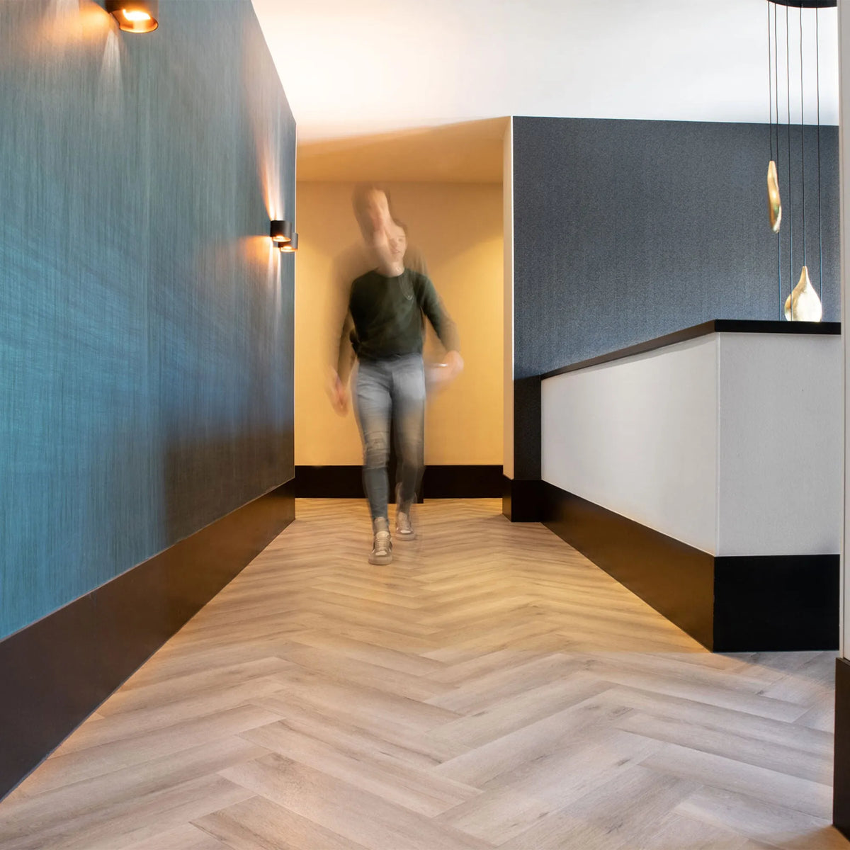 Vivafloors Visgraat 6840 PVC-vloer – EcoVloeren – sfeerbeeld interieur
