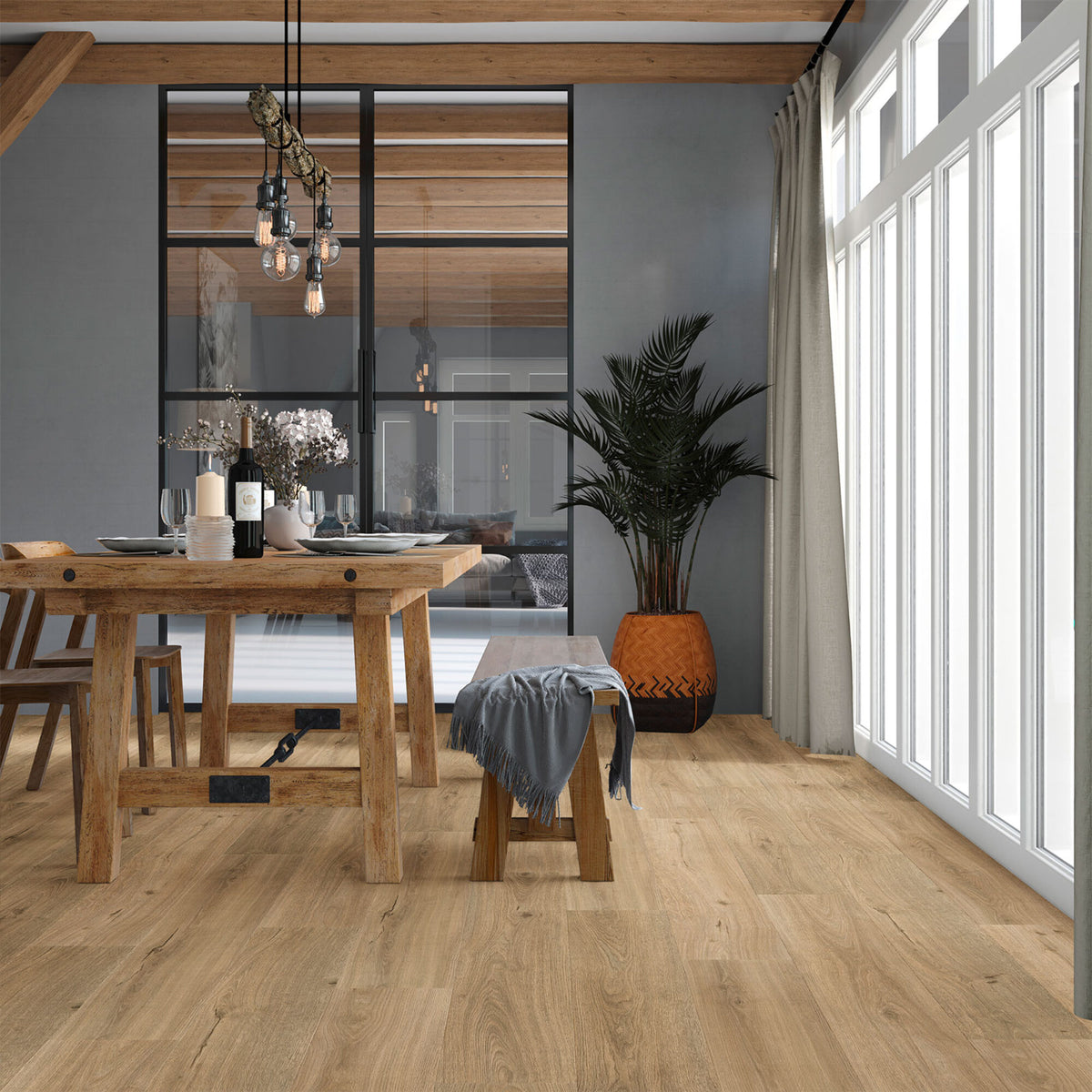 Vivafloors Eiken 7240 PVC-vloer – EcoVloeren – landelijk interieur