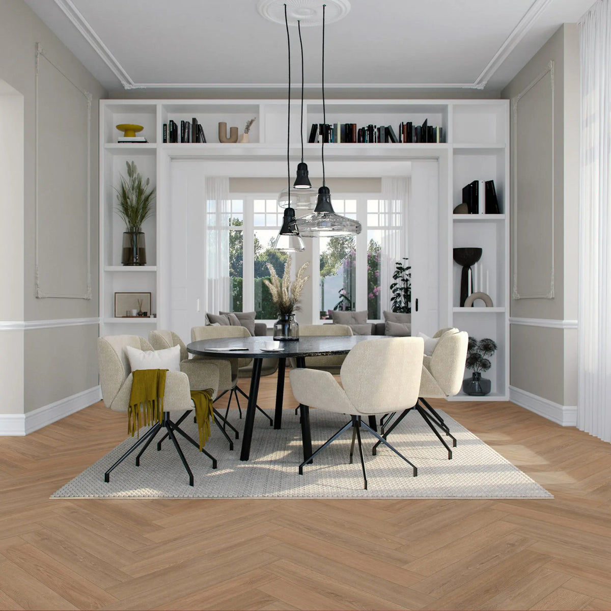Vivafloors Walvisgraat 9030 PVC-vloer – EcoVloeren – sfeerbeeld interieur