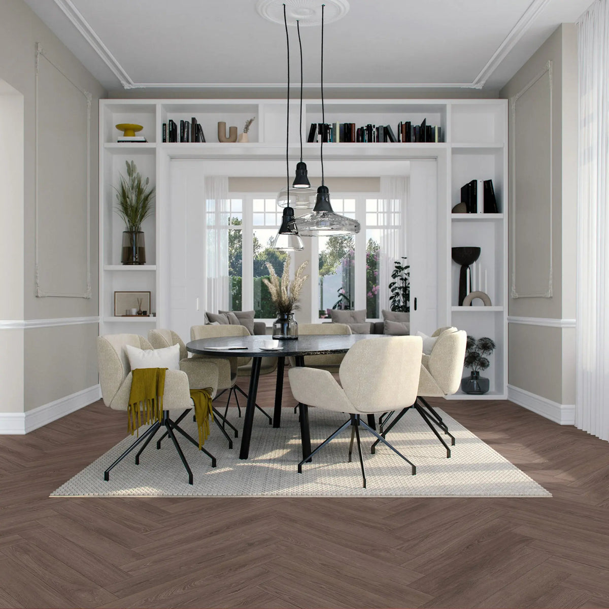 Vivafloors Walvisgraat 9060 PVC-vloer – EcoVloeren – sfeerbeeld interieur